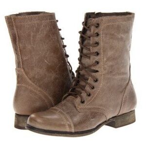 Steve Madden Taupe Combat Boots